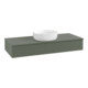 V&B Waschtischunterschrank mit Frontstruktur Antao 120x19x50cm, WBP Lac, lea gre. m Lac-1