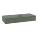 V&B Waschtischunterschrank mit Frontstruktur Antao 120x19x50cm, WBP Lac, lea gre. m Lac-3