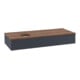 V&B Waschtischunterschrank mit Frontstruktur Antao 120x19x50cm, WBP w. wal, md bl. m Lac-1