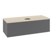 V&B Waschtischunterschrank mit Frontstruktur Antao 120x36x50cm, HL, WBP botti., A m Lac