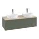 V&B Waschtischunterschrank mit Frontstruktur Antao 120x36x50cm, HL, WBP botti., le g. m Lac-1