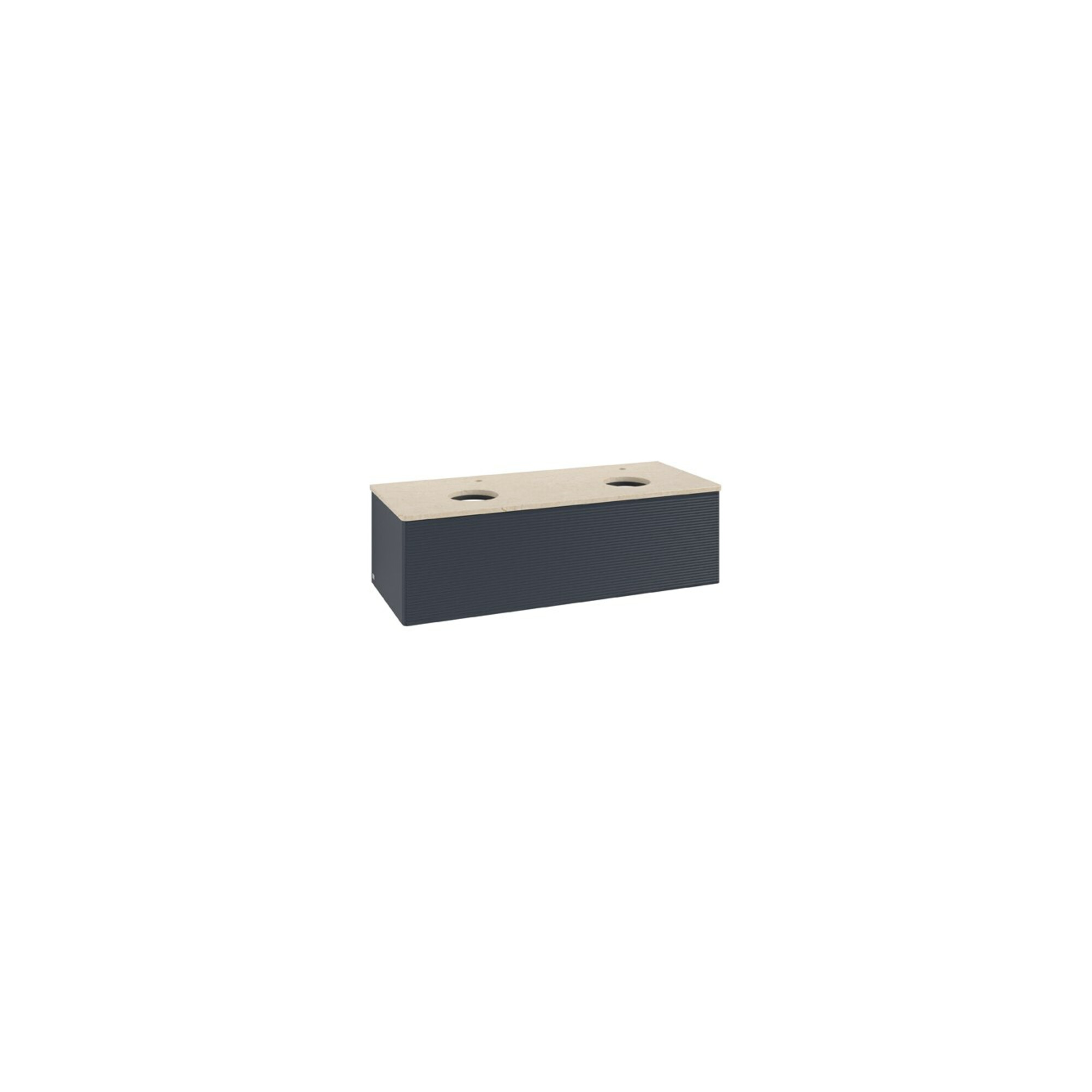 V&B Waschtischunterschrank mit Frontstruktur Antao 120x36x50cm, HL, WBP botti., md b m Lac ; Villeroy & Boch