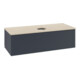 V&B Waschtischunterschrank mit Frontstruktur Antao 120x36x50cm, HL, WBP botti., md b m Lac-1