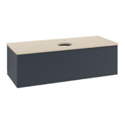 V&B Waschtischunterschrank mit Frontstruktur Antao 120x36x50cm, HL, WBP botti., md b m Lac