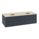 V&B Waschtischunterschrank mit Frontstruktur Antao 120x36x50cm, HL, WBP botti., md b m Lac-3
