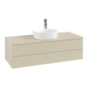 V&B Waschtischunterschrank mit Frontstruktur Antao 120x36x50cm, HL, WBP botti., si Gr m Lac