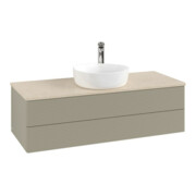 V&B Waschtischunterschrank mit Frontstruktur Antao 120x36x50cm, HL, WBP botti., st Gr m Lac