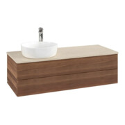 V&B Waschtischunterschrank mit Frontstruktur Antao 120x36x50cm, HL, WBP botti., w. wal-3