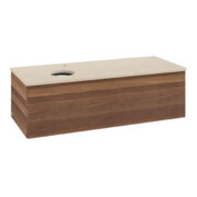 V&B Waschtischunterschrank mit Frontstruktur Antao 120x36x50cm, HL, WBP botti., w. wal