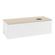 V&B Waschtischunterschrank mit Frontstruktur Antao 120x36x50cm, HL, WBP botti., wh. m Lac-3
