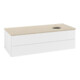 V&B Waschtischunterschrank mit Frontstruktur Antao 120x36x50cm, HL, WBP botti., wh. m Lac-1