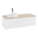 V&B Waschtischunterschrank mit Frontstruktur Antao 120x36x50cm, HL, WBP botti., wh. m Lac-4