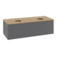 V&B Waschtischunterschrank mit Frontstruktur Antao 120x36x50cm, HL, WBP hon. Oa, A m Lac-3