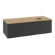 V&B Waschtischunterschrank mit Frontstruktur Antao 120x36x50cm, HL, WBP hon. Oa, bla m Lac-3
