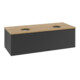 V&B Waschtischunterschrank mit Frontstruktur Antao 120x36x50cm, HL, WBP hon. Oa, bla m Lac-1
