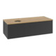 V&B Waschtischunterschrank mit Frontstruktur Antao 120x36x50cm, HL, WBP hon. Oa, bla m Lac-1
