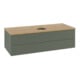 V&B Waschtischunterschrank mit Frontstruktur Antao 120x36x50cm, HL, WBP hon. Oa, le g. m La-1