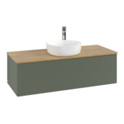 V&B Waschtischunterschrank mit Frontstruktur Antao 120x36x50cm, HL, WBP hon. Oa, le g. m La-3