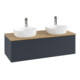V&B Waschtischunterschrank mit Frontstruktur Antao 120x36x50cm, HL, WBP hon. Oa, md b m Lac-4