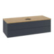 V&B Waschtischunterschrank mit Frontstruktur Antao 120x36x50cm, HL, WBP hon. Oa, md b m Lac-1