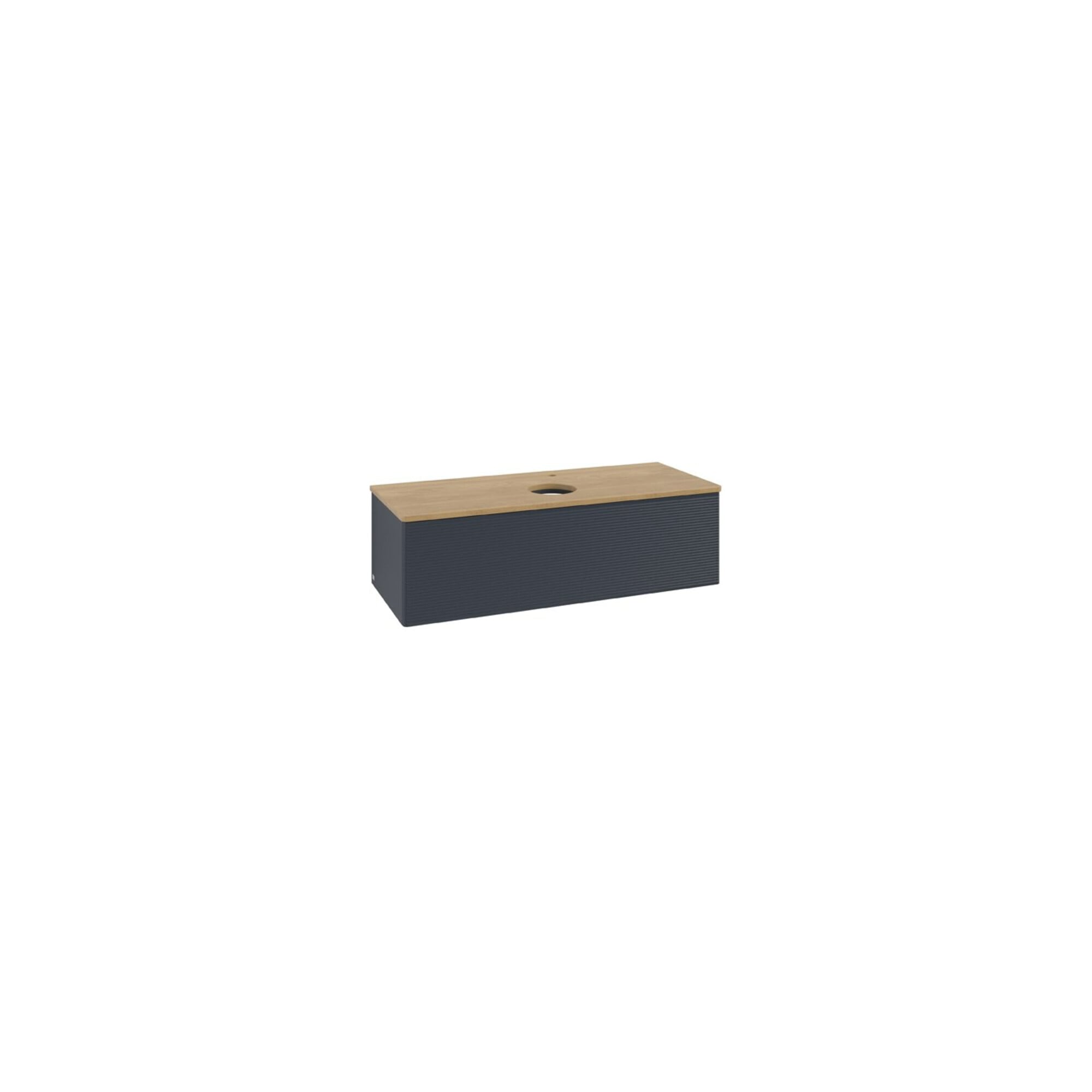 V&B Waschtischunterschrank mit Frontstruktur Antao 120x36x50cm, HL, WBP hon. Oa, md b m Lac ; Villeroy & Boch