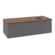 V&B Waschtischunterschrank mit Frontstruktur Antao 120x36x50cm, HL, WBP w wa, A m Lac-1