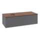 V&B Waschtischunterschrank mit Frontstruktur Antao 120x36x50cm, HL, WBP w wa, A m Lac-1