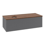 V&B Waschtischunterschrank mit Frontstruktur Antao 120x36x50cm, HL, WBP w wa, A m Lac