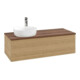 V&B Waschtischunterschrank mit Frontstruktur Antao 120x36x50cm, HL, WBP w. wal, hon. Oa-1