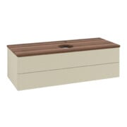 V&B Waschtischunterschrank mit Frontstruktur Antao 120x36x50cm, HL, WBP w. wal, si Gr m Lac-4