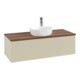 V&B Waschtischunterschrank mit Frontstruktur Antao 120x36x50cm, HL, WBP w. wal, si Gr m Lac-1