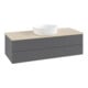V&B Waschtischunterschrank mit Frontstruktur Antao 120x36x50cm, WBP botti., Anthrac. m Lac-4