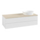 V&B Waschtischunterschrank mit Frontstruktur Antao 120x36x50cm, WBP botti., glo wh. Lac-1