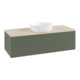 V&B Waschtischunterschrank mit Frontstruktur Antao 120x36x50cm, WBP botti., lea gre. m Lac-1