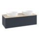 V&B Waschtischunterschrank mit Frontstruktur Antao 120x36x50cm, WBP botti., md bl. m Lac-1