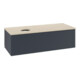 V&B Waschtischunterschrank mit Frontstruktur Antao 120x36x50cm, WBP botti., md bl. m Lac-3