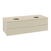 V&B Waschtischunterschrank mit Frontstruktur Antao 120x36x50cm, WBP botti., si Gr m Lac