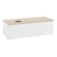 V&B Waschtischunterschrank mit Frontstruktur Antao 120x36x50cm, WBP-farbe botti., wh. m Lac-3
