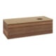 V&B Waschtischunterschrank mit Frontstruktur Antao 120x36x50cm, WBP-farbe hon. Oa, w. wal-1