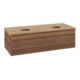 V&B Waschtischunterschrank mit Frontstruktur Antao 120x36x50cm, WBP-farbe hon. Oa, w. wal-3