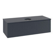 V&B Waschtischunterschrank mit Frontstruktur Antao 120x36x50cm, WBP-farbe Lac, md bl. m Lac
