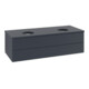 V&B Waschtischunterschrank mit Frontstruktur Antao 120x36x50cm, WBP-farbe Lac, md bl. m Lac-3