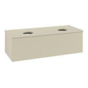 V&B Waschtischunterschrank mit Frontstruktur Antao 120x36x50cm, WBP-farbe Lac, si Gr m Lac-3