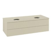 V&B Waschtischunterschrank mit Frontstruktur Antao 120x36x50cm, WBP-farbe Lac, si Gr m Lac-3