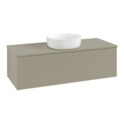 V&B Waschtischunterschrank mit Frontstruktur Antao 120x36x50cm, WBP-farbe Lac, st. Gr m Lac