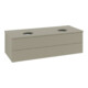 V&B Waschtischunterschrank mit Frontstruktur Antao 120x36x50cm, WBP-farbe Lac, st. Gr m Lac-1