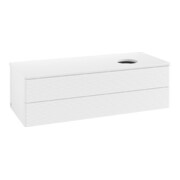 V&B Waschtischunterschrank mit Frontstruktur Antao 120x36x50cm, WBP-farbe Lac, wh. m Lac-3