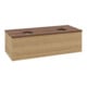 V&B Waschtischunterschrank mit Frontstruktur Antao 120x36x50cm, WBP-farbe w. wal, honey oak