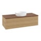 V&B Waschtischunterschrank mit Frontstruktur Antao 120x36x50cm, WBP-farbe w. wal, honey oak-4