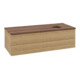 V&B Waschtischunterschrank mit Frontstruktur Antao 120x36x50cm, WBP-farbe w. wal, honey oak-3